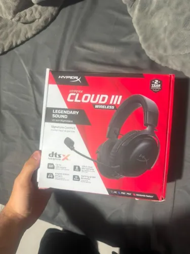 Fone Gamer HyperX Cloud III Wireless - Original com Caixa,