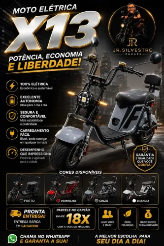 Moto Elétrica X13 zera