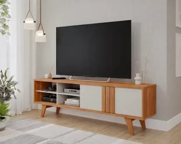 Rack Paraty 100% MDF para TVs de até 60 Polegadas - Entrega Imediata!