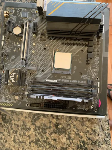 Kit Placa mãe A520m asus tuf gaming