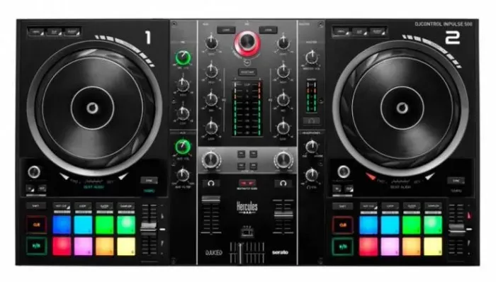 Controladora De Dj Hercules, Dj Control Inpulse 500 Preto