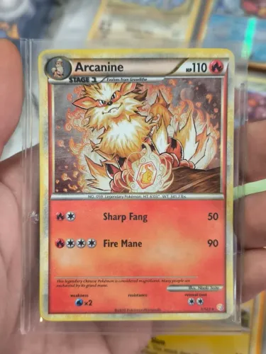 Carta Pokemon Arcanine Foil