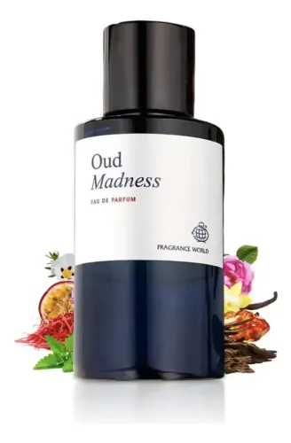 Perfume Árabe Unissex Fragrance World Oud Madness Eau de Parfum (EDP) 60ml