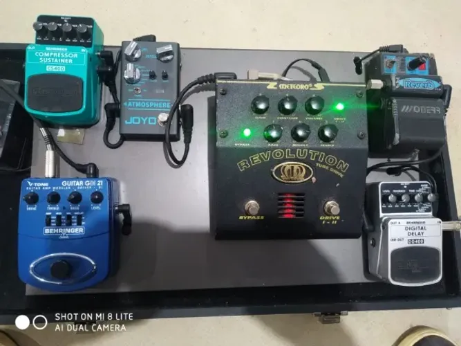 pedal de guitarra de efeitos
