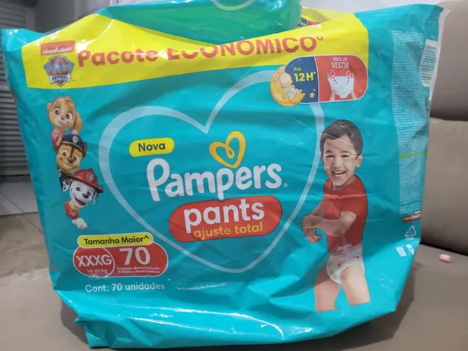 Fraldas Pampers Pants XXXG - 37 unidades