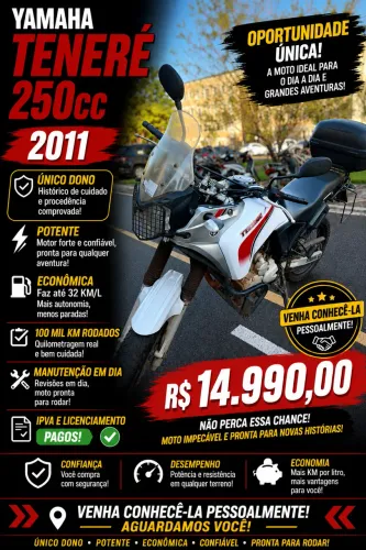 Teneré 250cc 2012 - Coisa Linda