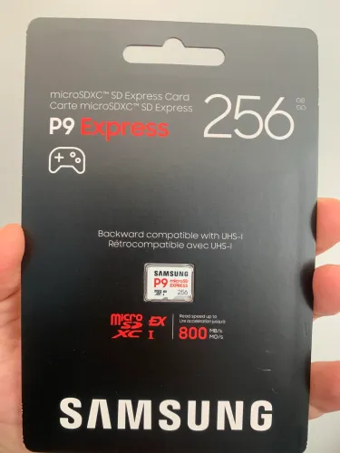 MicroSD Samsung Express P9 256GB para Nintendo Switch 2