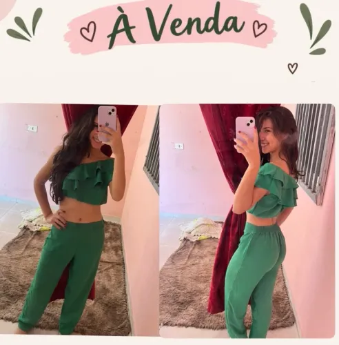 Macacão feminino verde | lindo e conservado ?