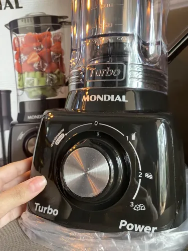 LIQUIDIFICADOR MONDIAL TURBO POWER 550W + FILTRO INOX