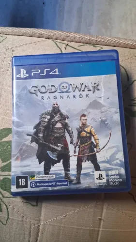 God of War Ragnarök PS4 Original, mídia física Estado muito bom, sem riscos Com capa origi