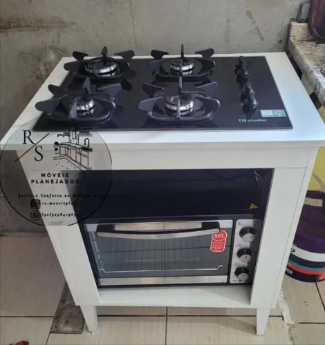 Balcão para cooktop 4/5 bocas