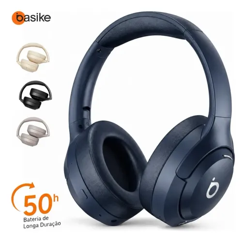 FONE SEM FIO BASIKE HI PURE AUDIO COM CANCELAMENTOS DE RUIDOS
