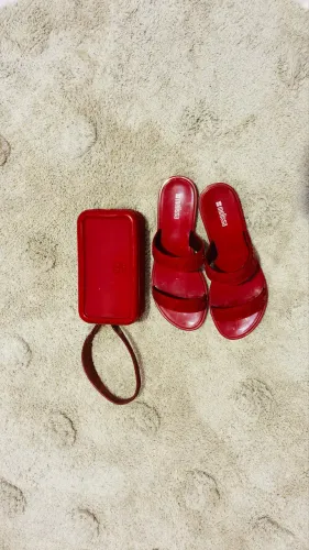 Sandália e bolsa de mão Melissa original