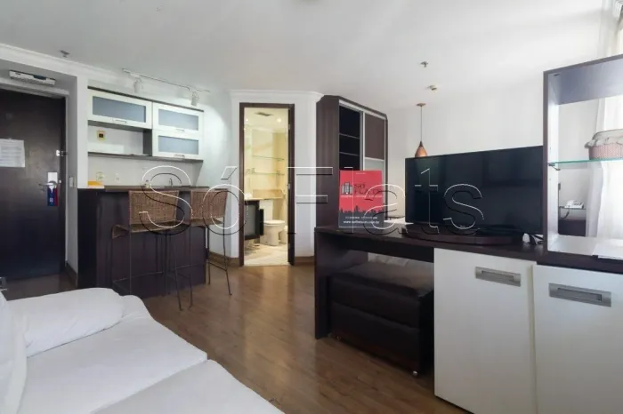 Bem localizado Flat disponível para locação no Jardim Paulista e próximo de tudo que você