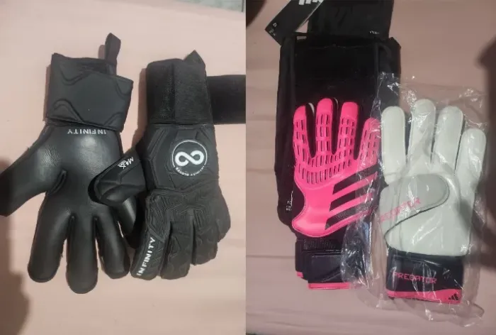 LUVA adidas  NOVA COM TALAS NUMERO  11/12 e infinity usada numero 11