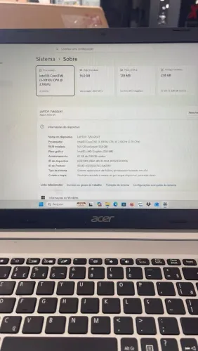 Vendo notebook 10 geração veja configuração nas fotos perfeito somente venda