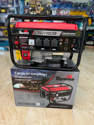 Gerador de Energia 3.1 kVA Gasolina 220v Mono - Toyama