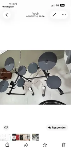 Bateria Eletrônica D-tech Modelo Pulse