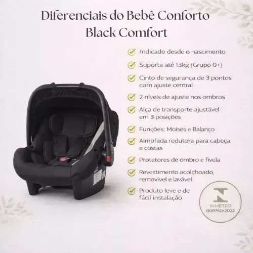 Bebe conforto lacrado na caixa sem uso.