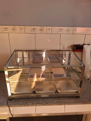 Estufa Elétrica Para Salgados Inox 2 andares 6 Bandejas