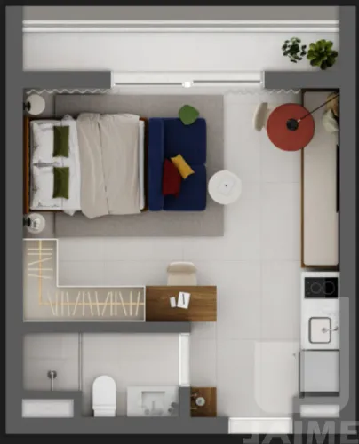 Apartamento com 1 Dormitório em Higienópolis