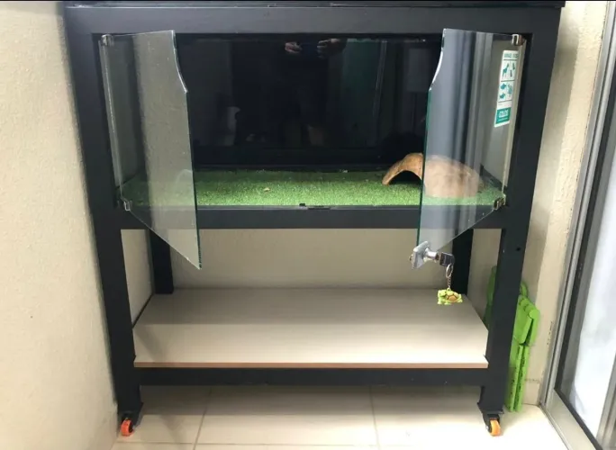Terrário 1,00 x 0,40 x 0,50 