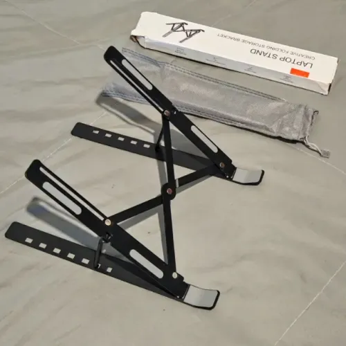 SUPORTE DE NOTEBOOK AJUSTAVEL EM ALUMINIO (NOVO)