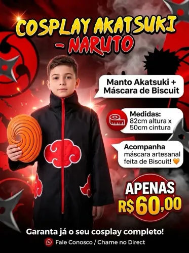 Fantasia Manto Naruto Cosplay