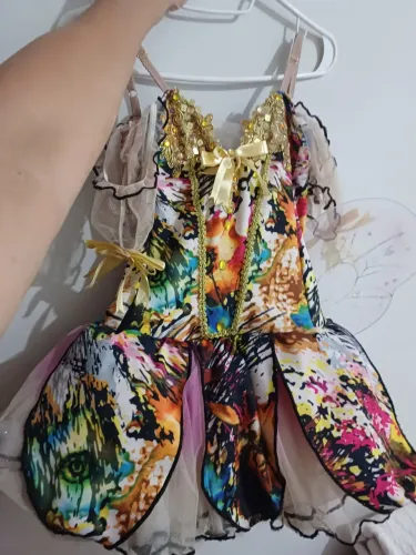 Vestido infantil fantasia 