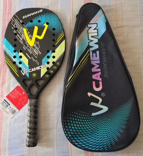 Raquete Beach Tennis Camewin Sunwave Azul 3K