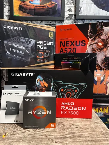 Pc gamer novo Rx 7600 Ryzen 5 5500