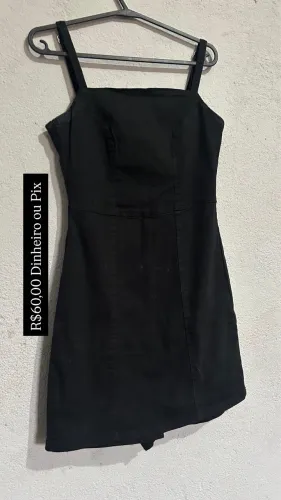 Macacão Preto Short Saia