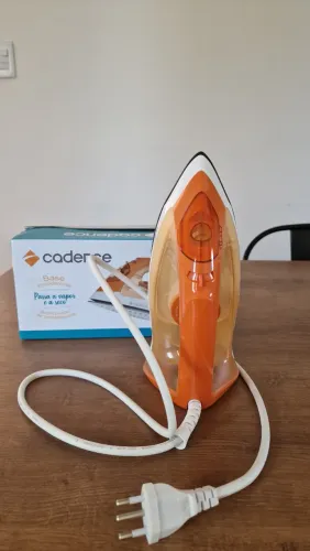 Ferro De Passar a Vapor Cadence 2 Em 1 Laranja