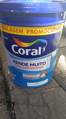 Latão 20 litros coral branco neve