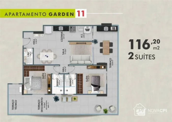 Apartamento 2 quartos à venda na Vila Guilhermina Praia Grande/SP
