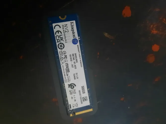 SSD Kingston Nv3 500 Gb Nvme M.2 2280 Leitura 5000mb/s Gravação 6000mb/s- Snv3s/500g