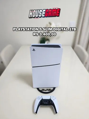 PLAYSTATION 5 SLIM DIGITAL - SEMINOVO