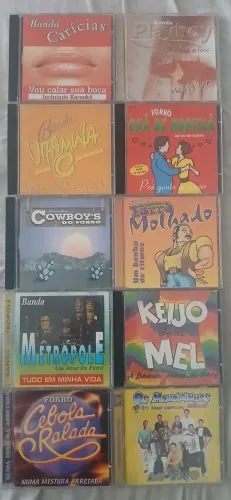 10 cds forró  por 100 
