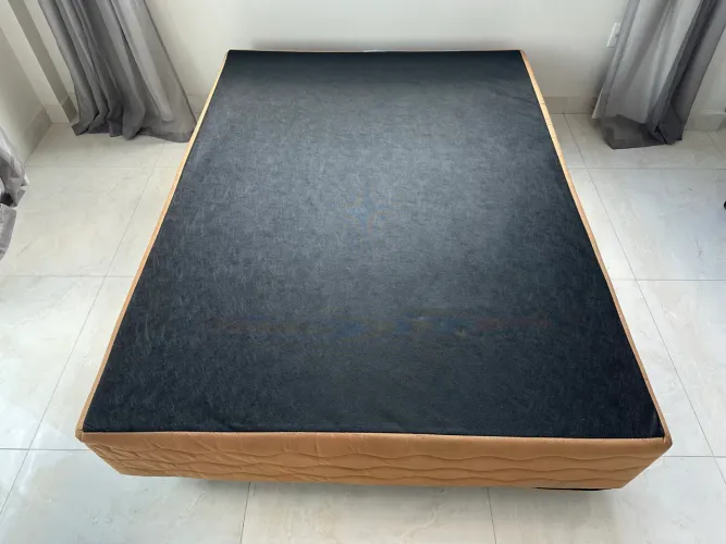 Cama Box Ortobom - Base Sommier Pop Bege
