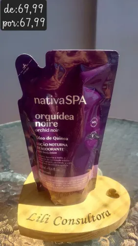 Refil Hidratante Nativa SPA orquídea noire