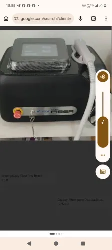 Galaxy Fiber ícone medical depilação a laser