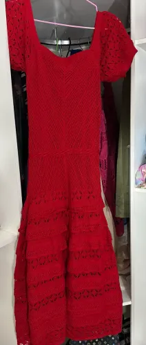 Vestido vermelho feminino
