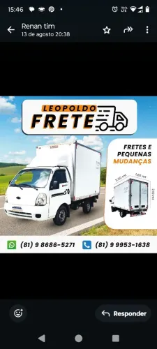 Leopoldo fretes e  pequenas mudança