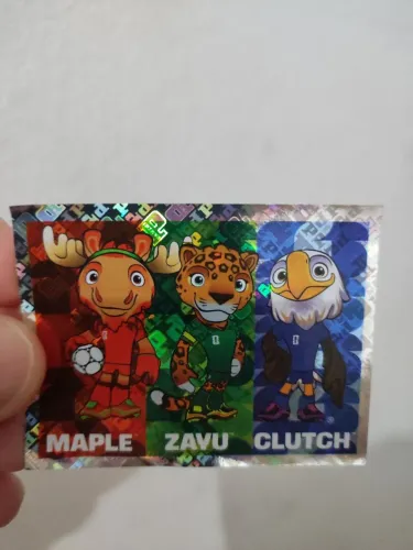 Figurinha mascote copa mundo 2026