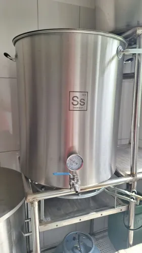 CALDEIRÃO PANELA DE BRASSAGEM SS BREWTECH INOX 200LTS 