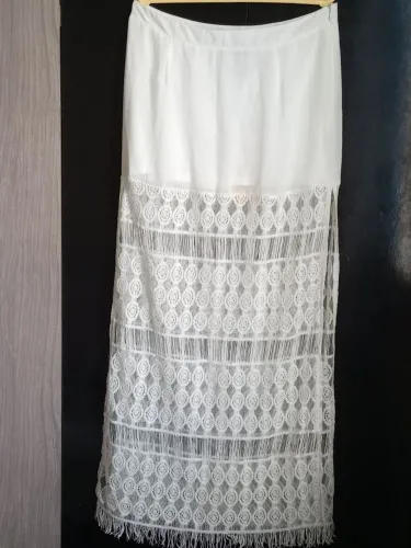 Saia Longa com Renda Marisa 