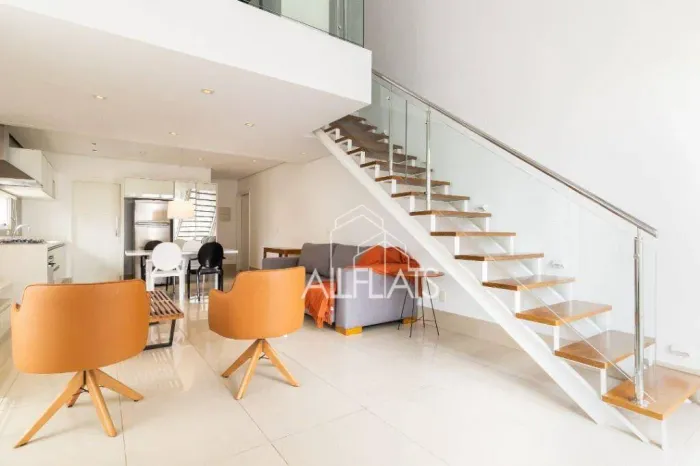Apartamento Duplex com 1 quarto, 86 m² - venda ou aluguel - Jardins - São Paulo/SP