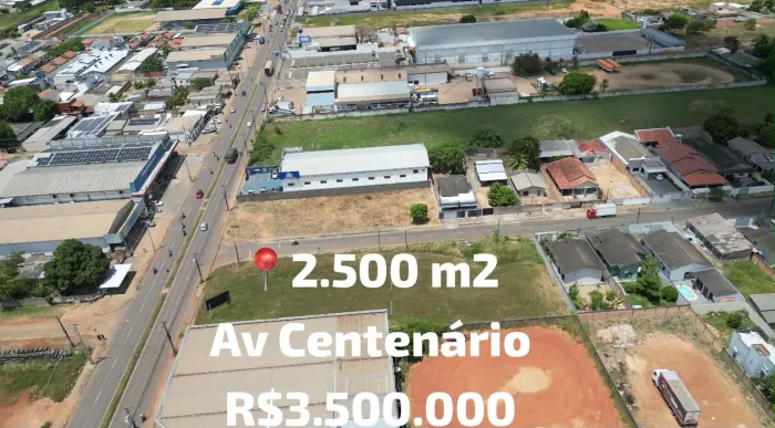 2.500 m2 Centenario por 3.5 m