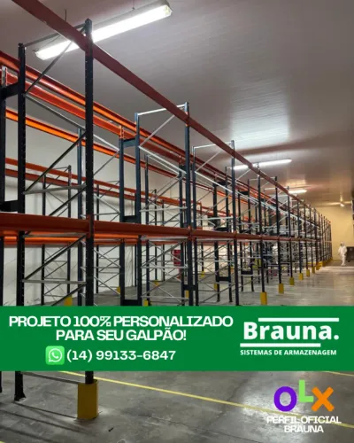 Rack Metálico Sob Medida - Orçamento Gratuito 48h