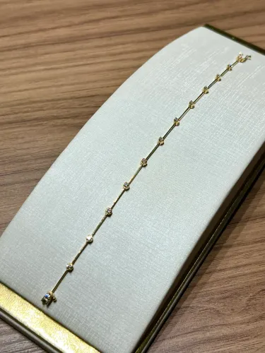 Pulseira de ouro fio faca Masculina ( LOJA )